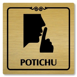 Potichu, 100x100mm, zlatá, Texas